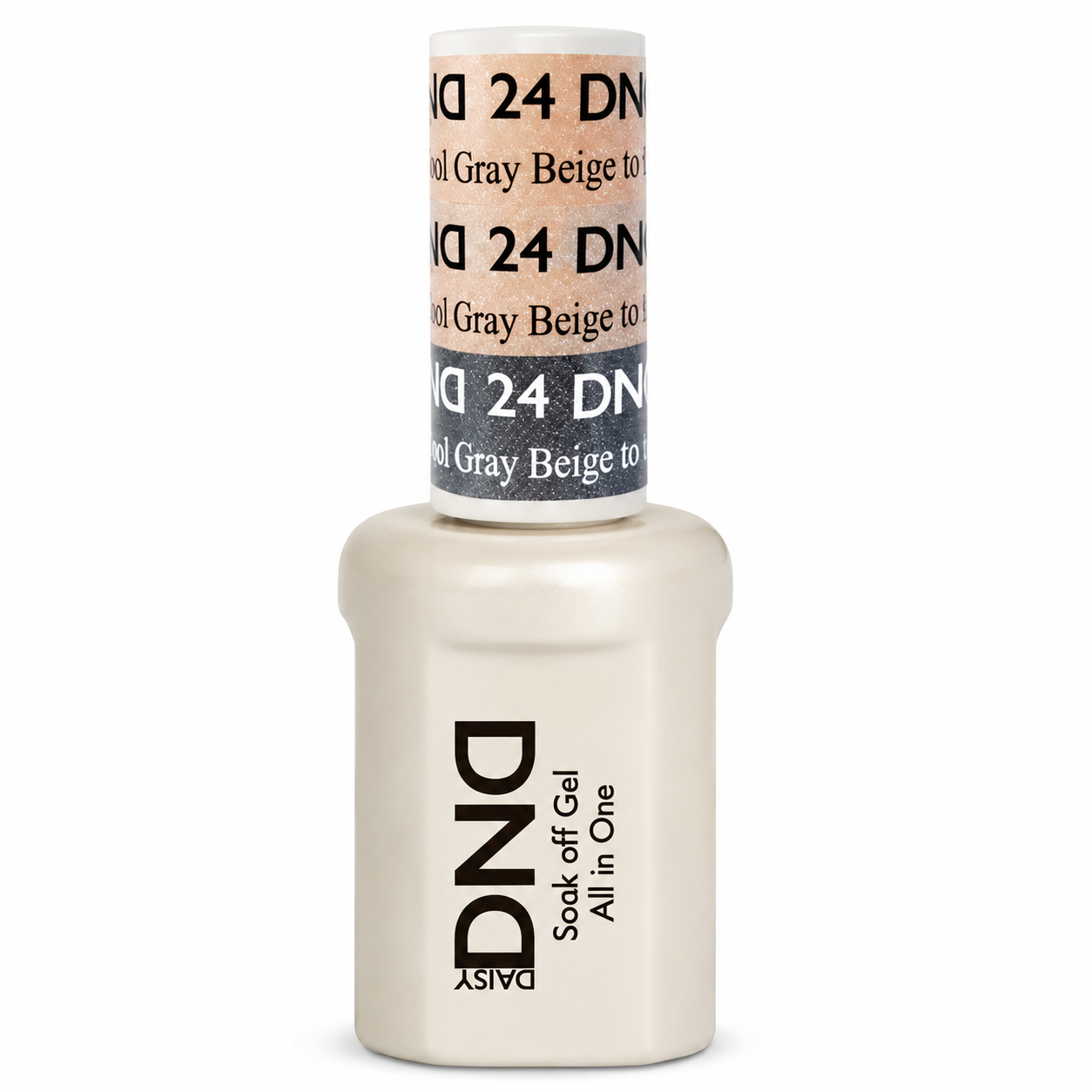 DND - Mood Change Gel - Beige to Cool Gray 0.5 oz - #D24