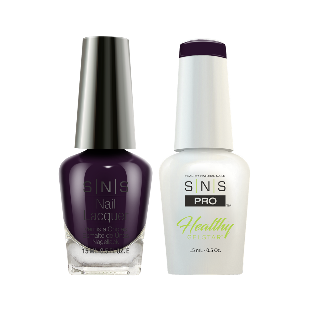 SNS Pro Burgandy Book Collection (133-144) - Gel Nail Polish Duo