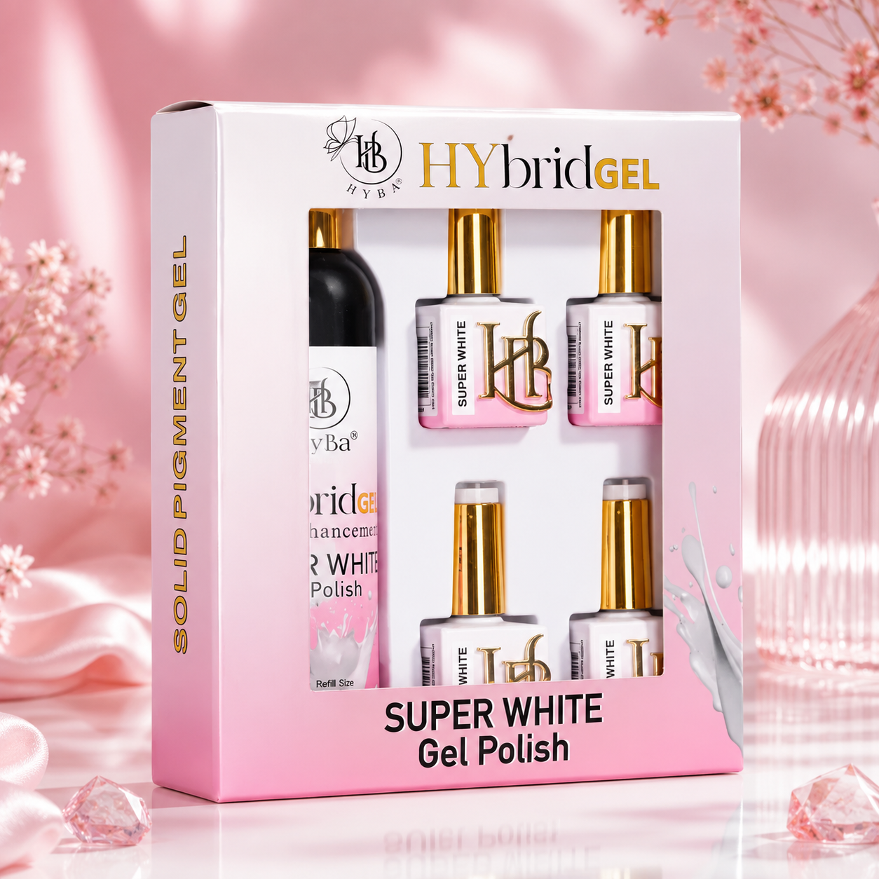 Super White Gel Polish - Reffil Kit